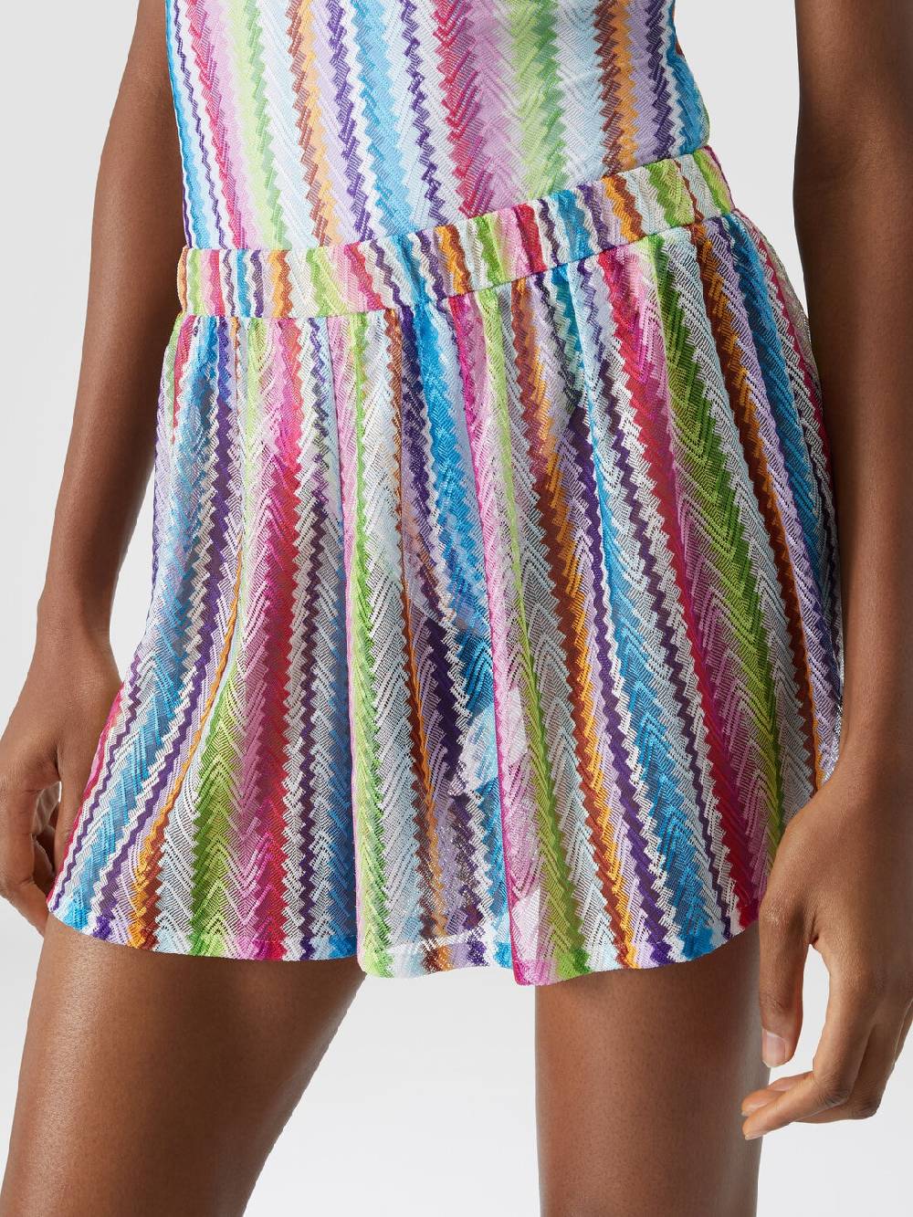 M Missoni Shorts copricostume stampa zig zag Promozione Limitata