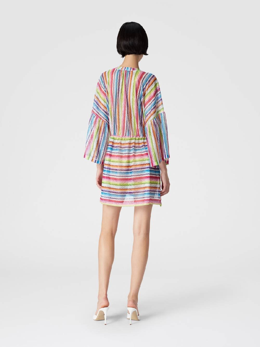 M Missoni Caftano copricostume corto stampa zig zag Novità