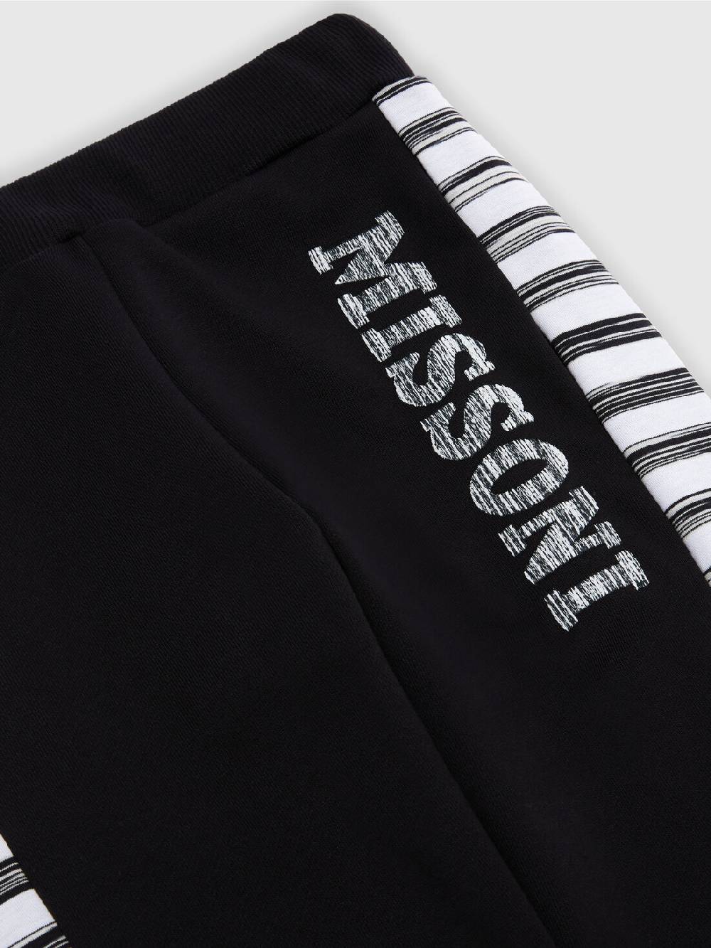 M Missoni Joggers in cotone con inserti fiammati Offerte