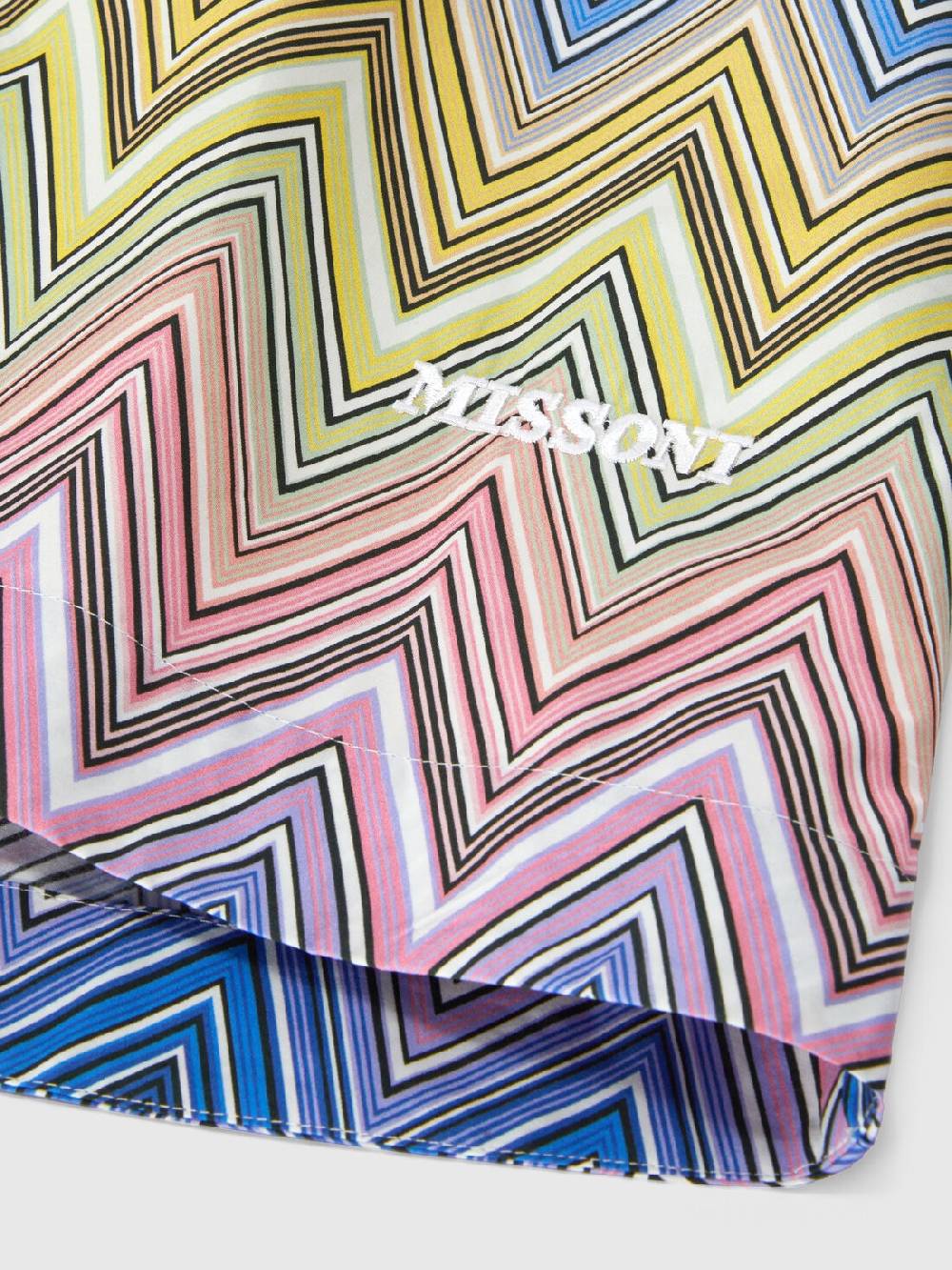 M Missoni Abito in cotone chevron Vendita Economica