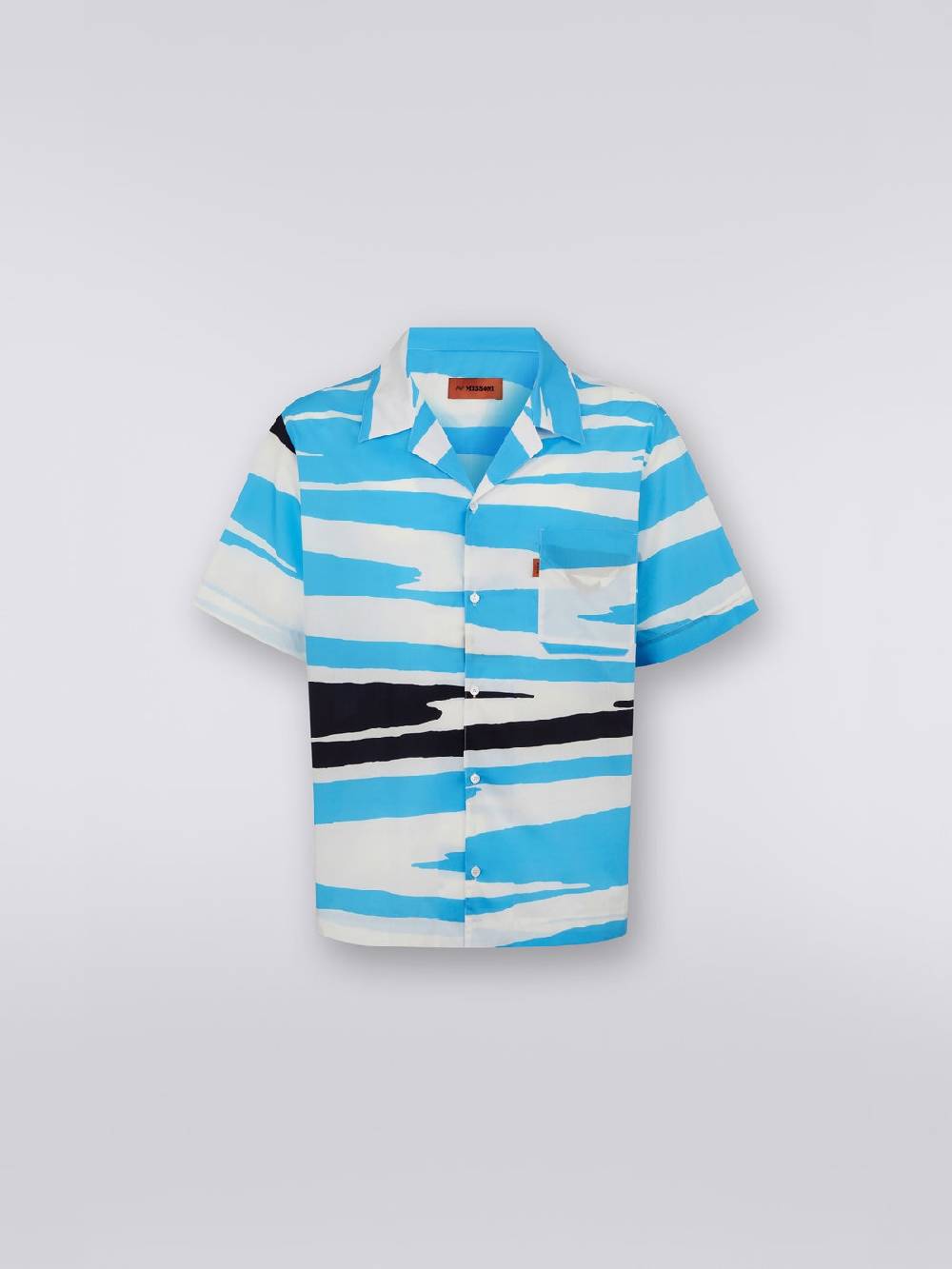 M Missoni Camicia a maniche corte modello bowling in cotone Promozione Limitata