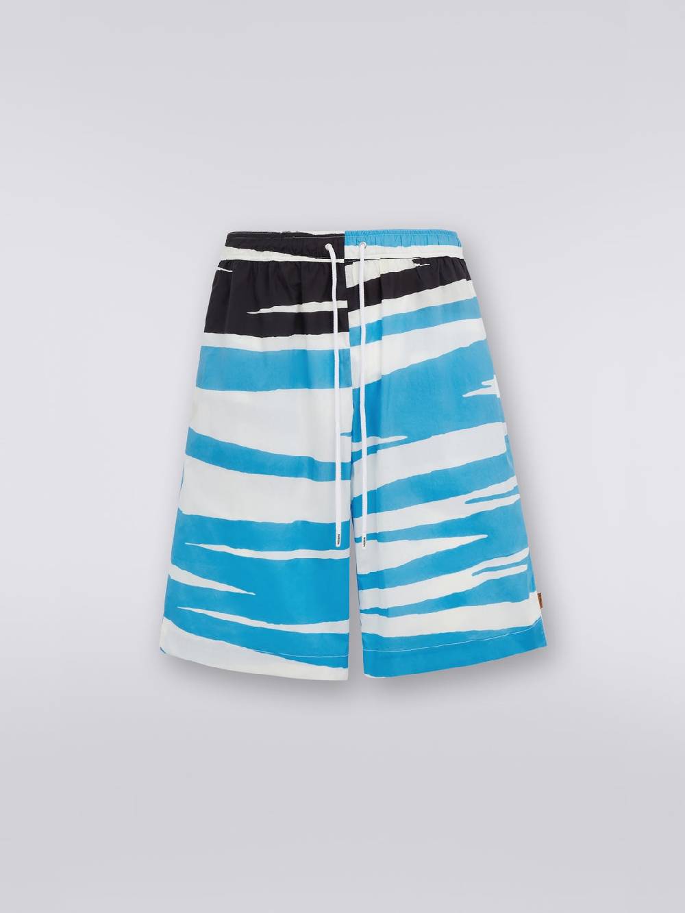 M Missoni Bermuda in cotone con stampa fiammata Fino Al -60%