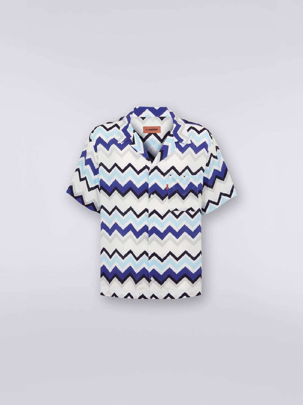 M Missoni Camicia a maniche corte modello bowling in viscosa Shopping Online