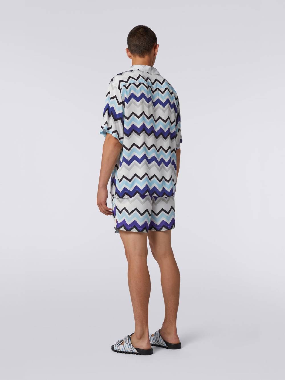 M Missoni Camicia a maniche corte modello bowling in viscosa Shopping Online