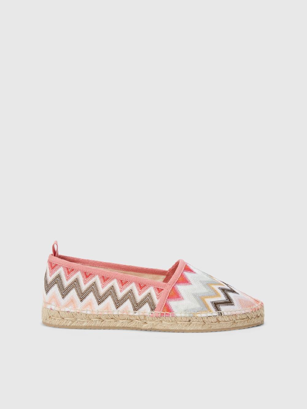 M Missoni Espadrilles con tomaia in tessuto chevron Vendita Calda