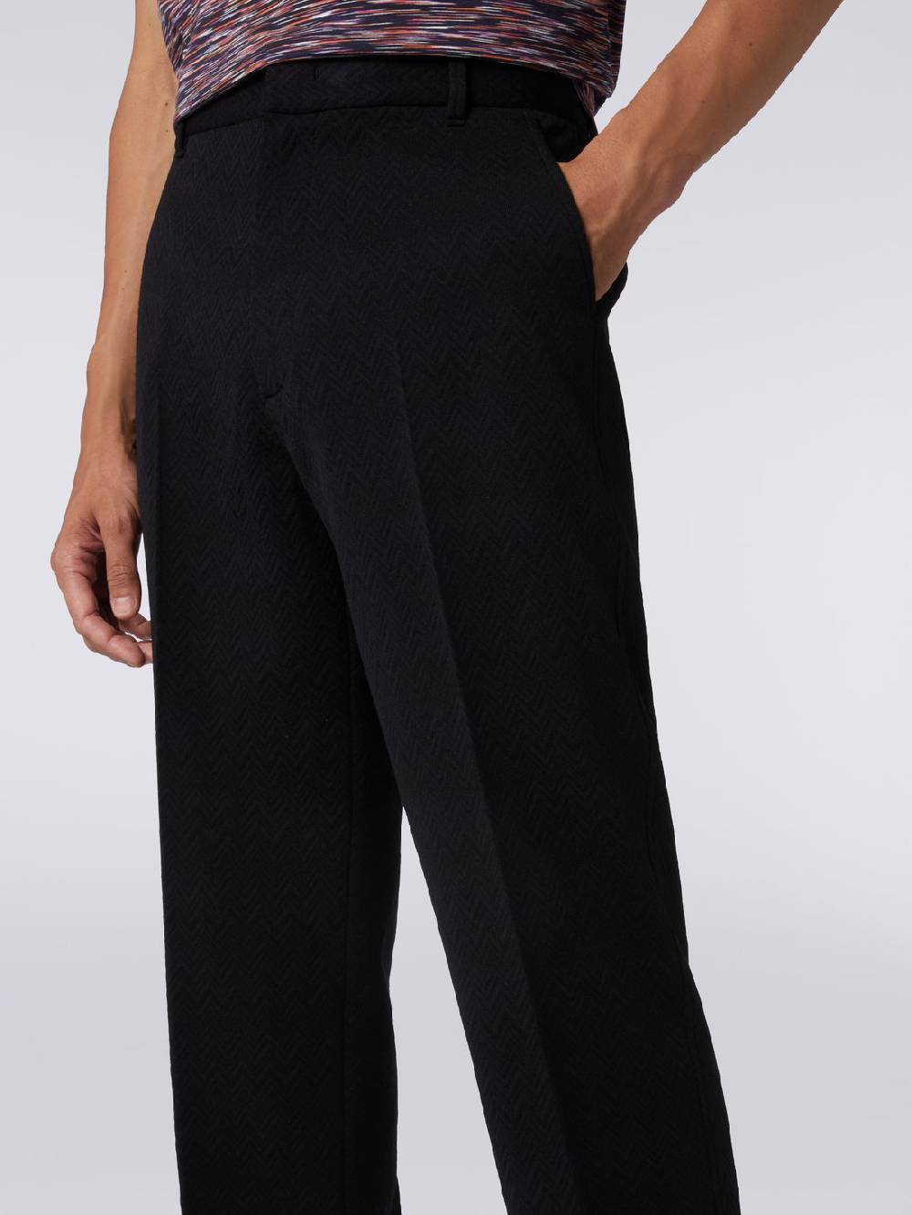 M Missoni Pantaloni in misto lana chevron Italy