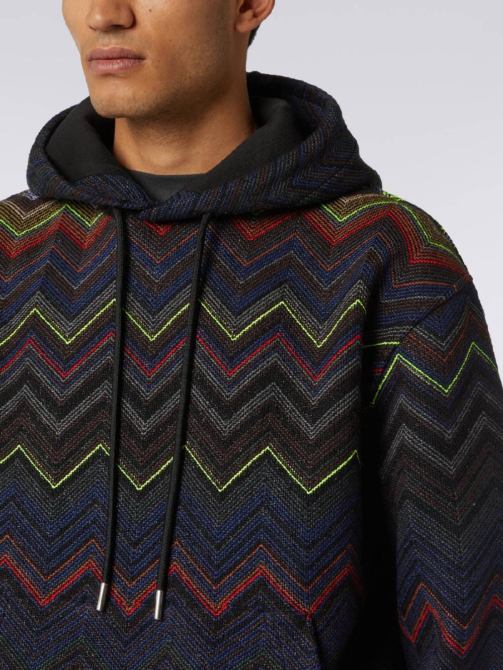 M Missoni Felpa con cappuccio e tasca a marsupio in collaborazione con Mike Maignan Nuovo