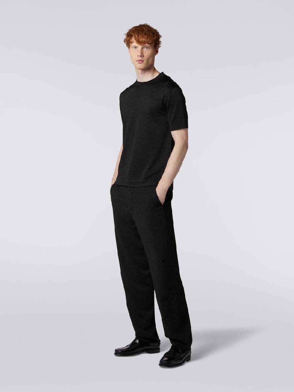 M Missoni Pantaloni chino in viscosa con lurex Soddisfazione Garantita