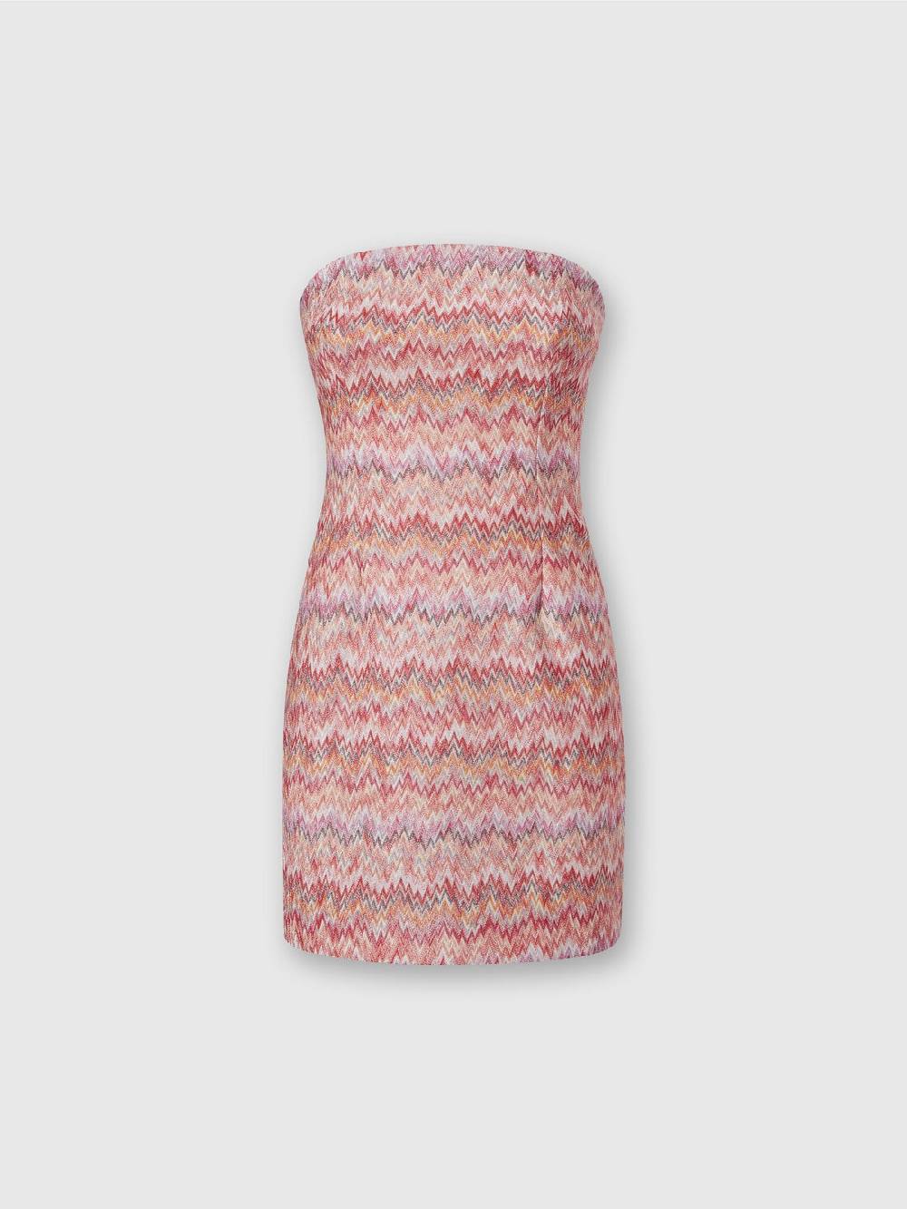 M Missoni Mini-abito in viscosa lamé chevron Affare Del Giorno