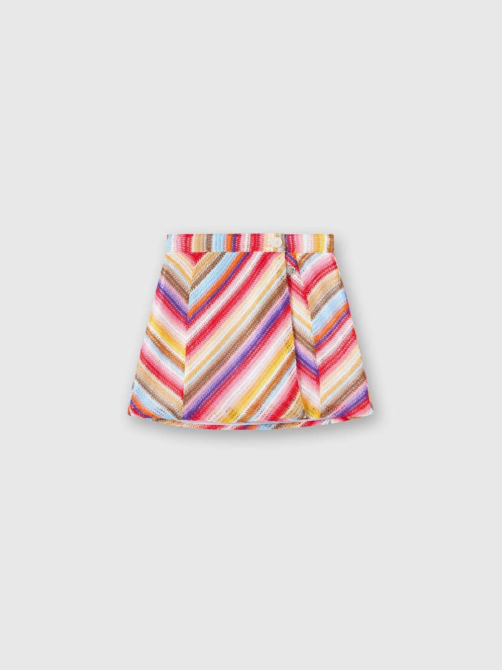 M Missoni Gonna a portafoglio in viscosa chevron Convenienza