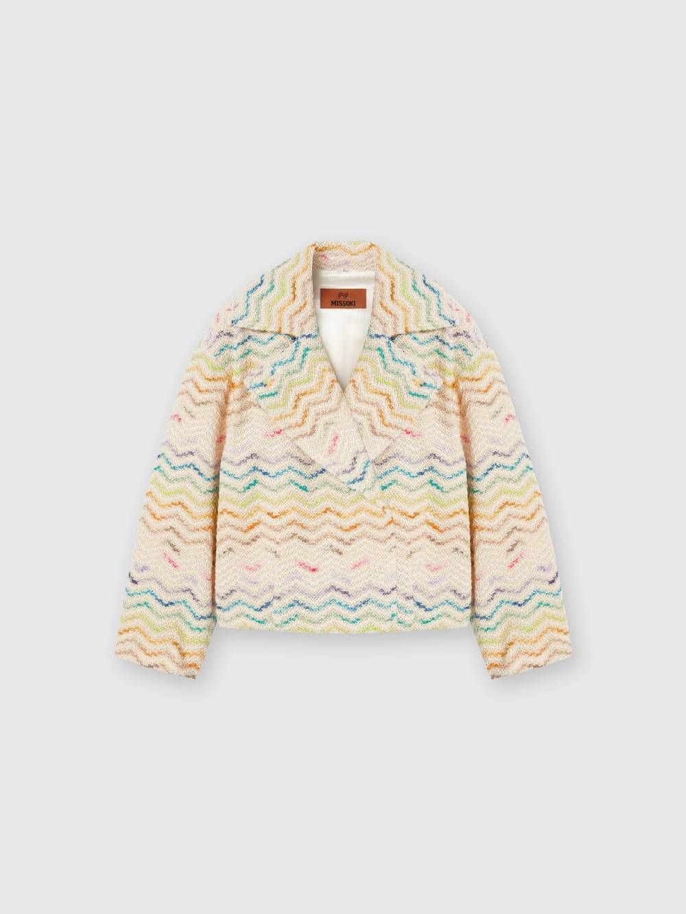 M Missoni Giacca in maglia chevron Presa