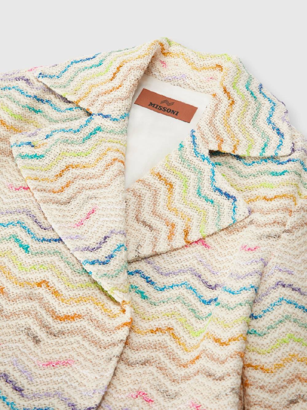 M Missoni Giacca in maglia chevron Presa