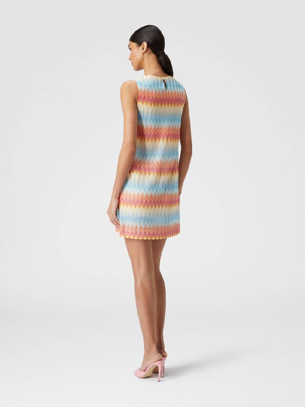 M Missoni Abito in viscosa zig zag Grandi sconti