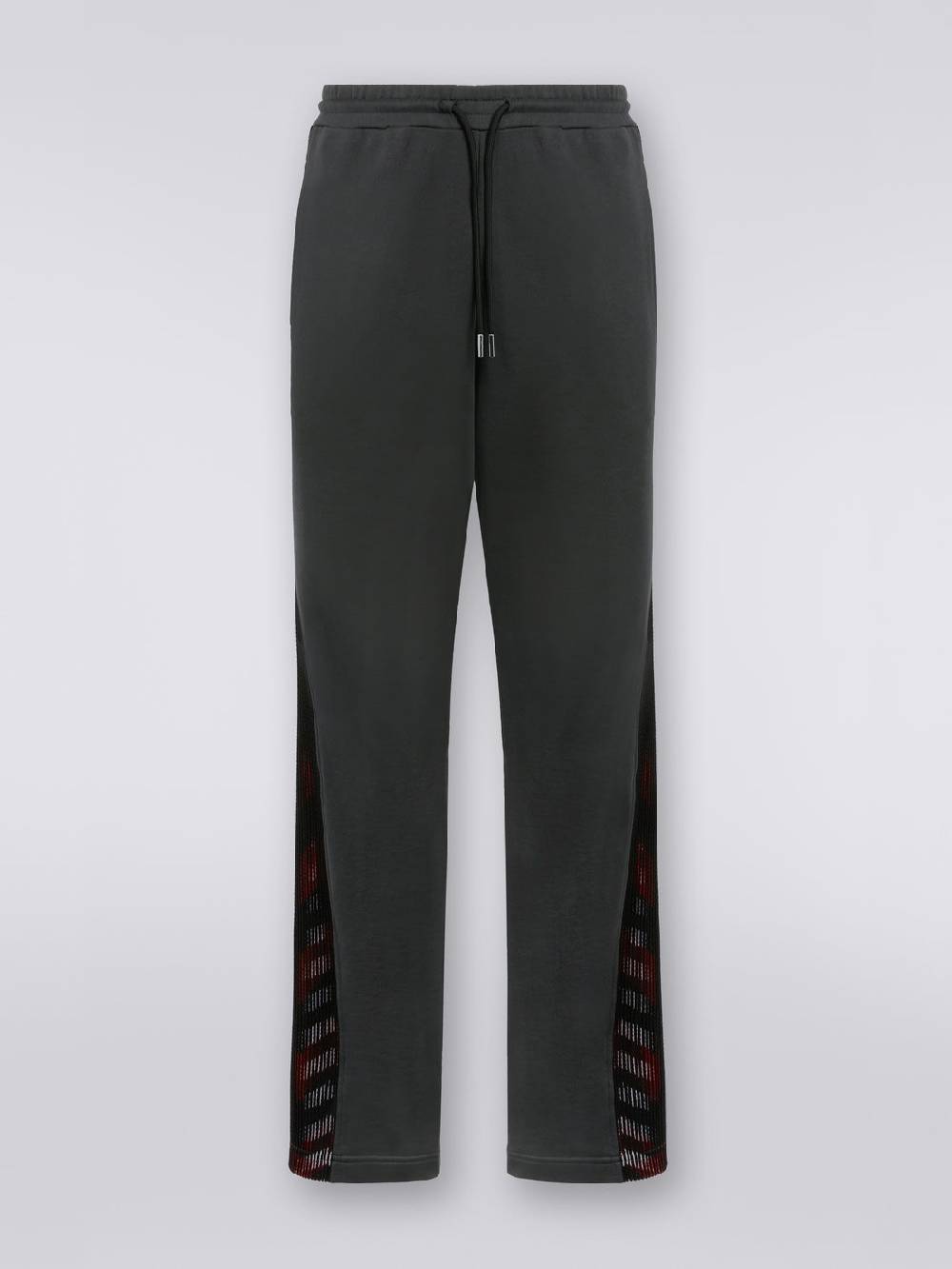 M Missoni Pantaloni sportivi in cotone con inserto in maglia in collaborazione con Mike Maignan Sconti VIP