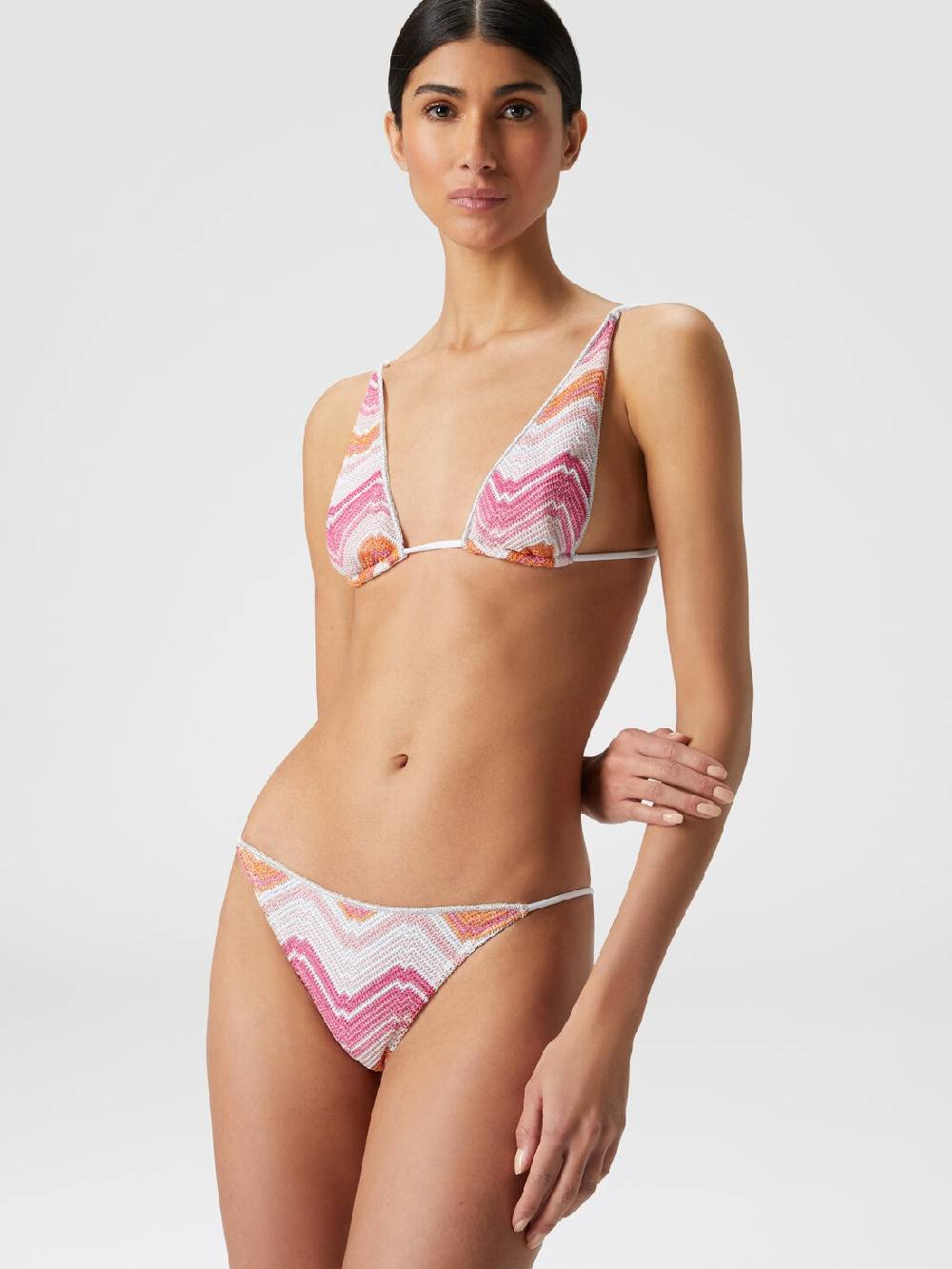 M Missoni Bikini in misto viscosa chevron con lurex Ritorno libero