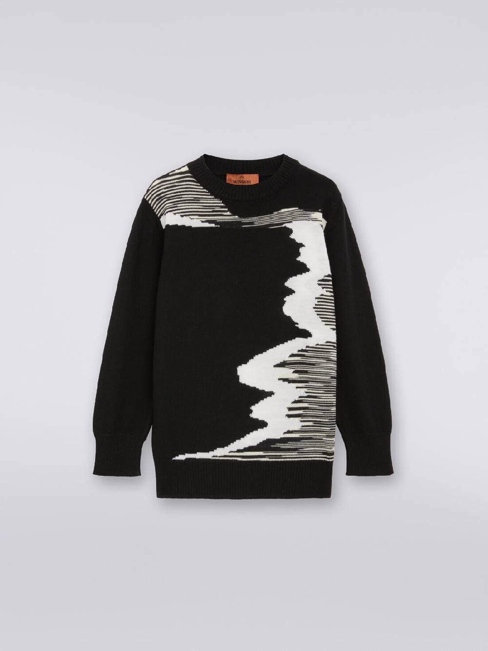 M Missoni Maglia girocollo in pura lana vergine Sostegno trimestrale