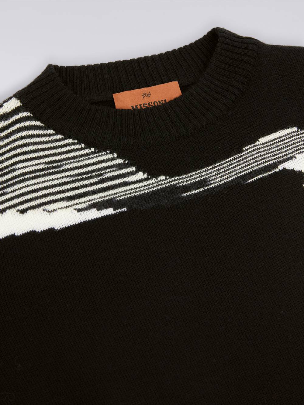 M Missoni Maglia girocollo in pura lana vergine Sostegno trimestrale