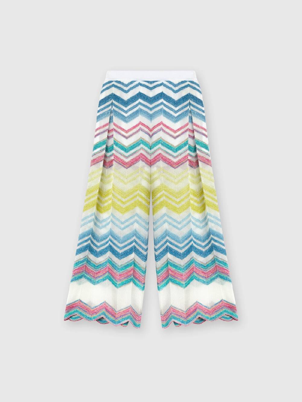 M Missoni Pantaloni in misto viscosa zig zag con lurex Discount Store per i nuovi prodotti