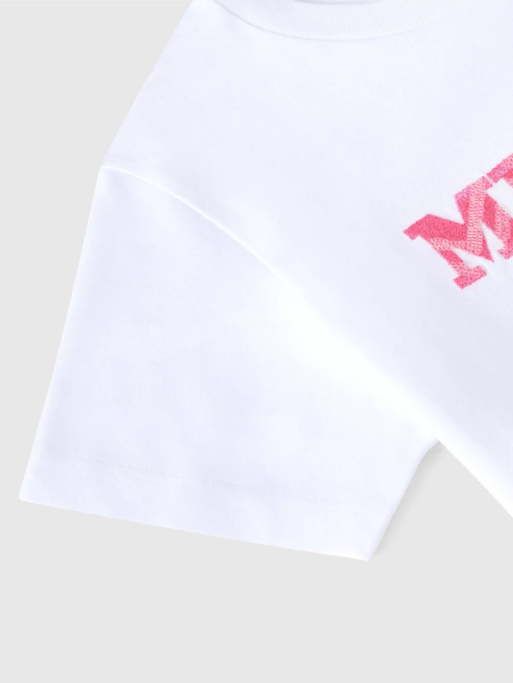 M Missoni T-shirt a maniche corte in cotone con scritta logo Super sconto