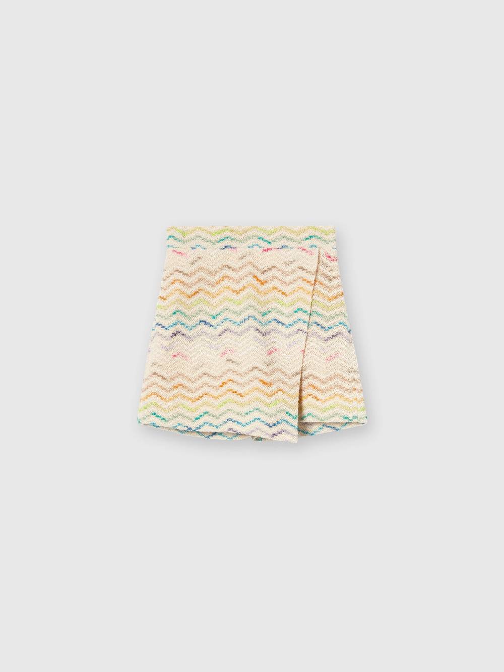 M Missoni Gonna a portafoglio in misto cotone zig zag Trasporto libero internazionale