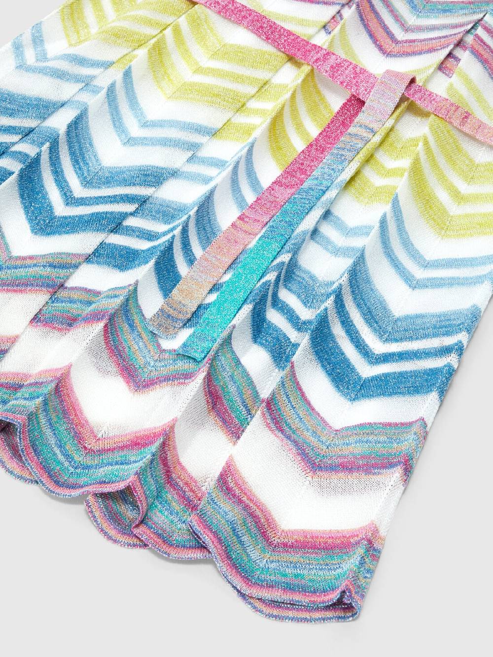 M Missoni Abito in maglia di misto viscosa zig zag con lamé Officina