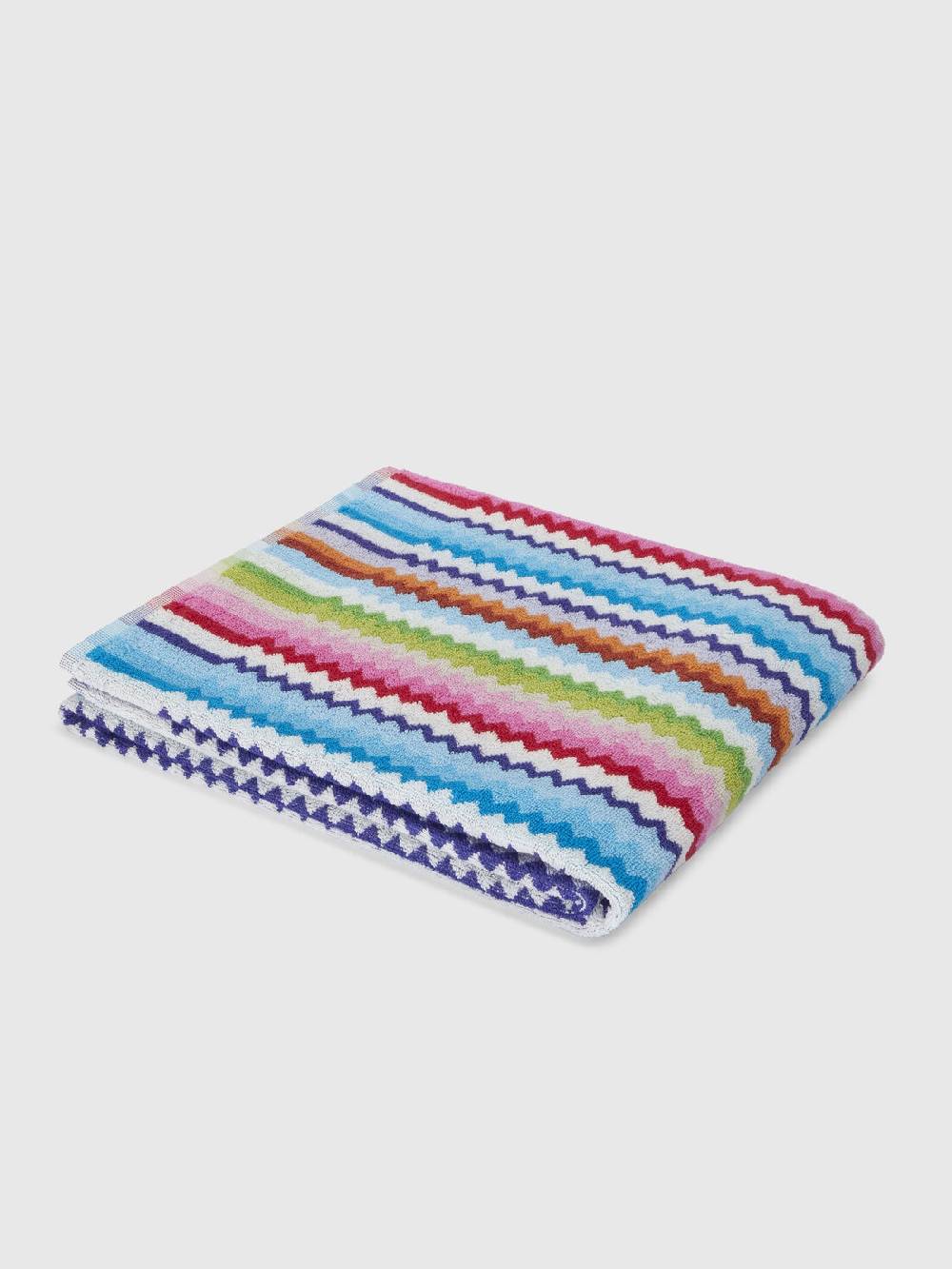 M Missoni Telo da bagno 150x100 cm Riverbero in spugna di cotone zig zag Spedizione Gratuita