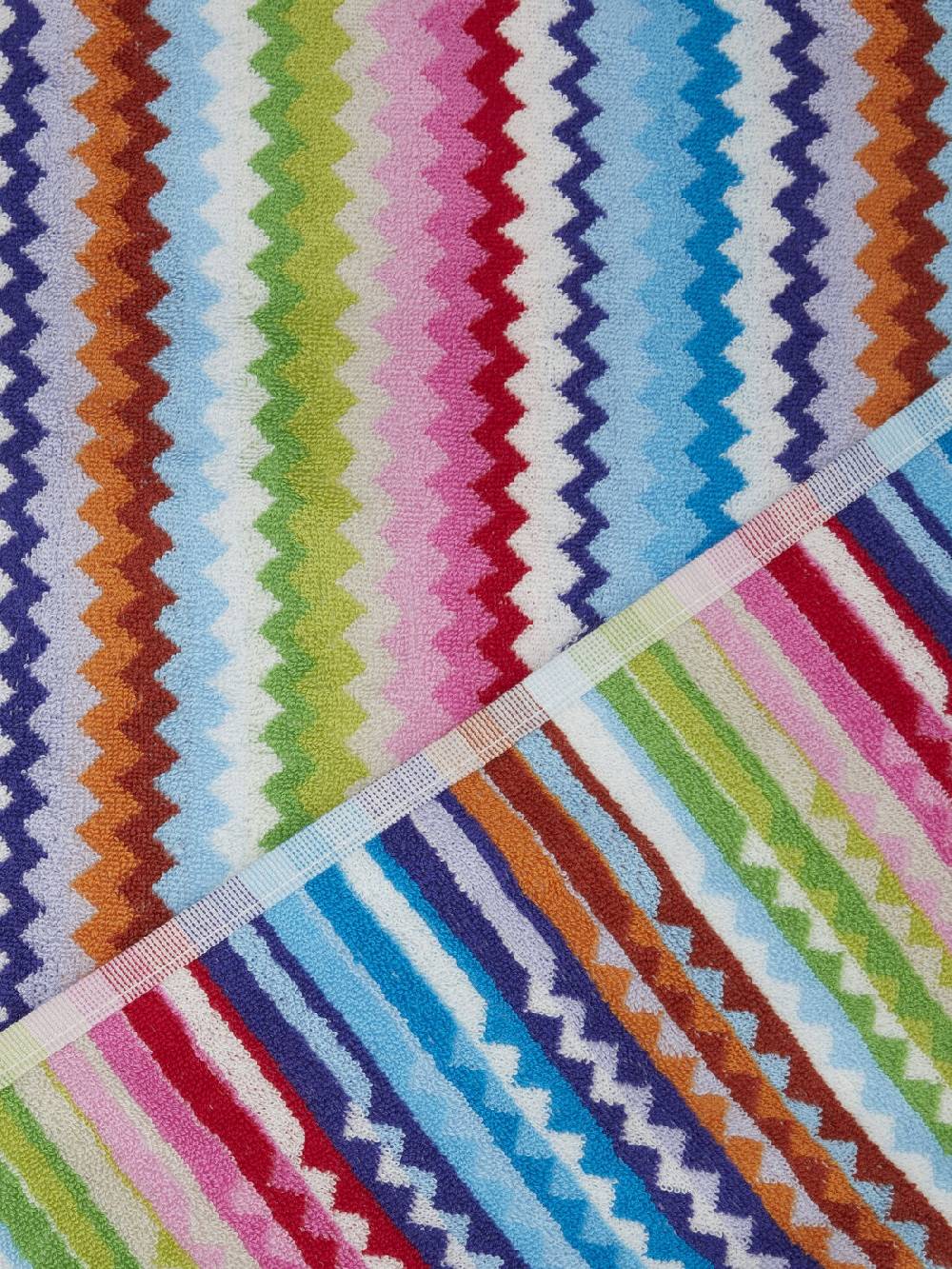 M Missoni Telo da bagno 150x100 cm Riverbero in spugna di cotone zig zag Spedizione Gratuita