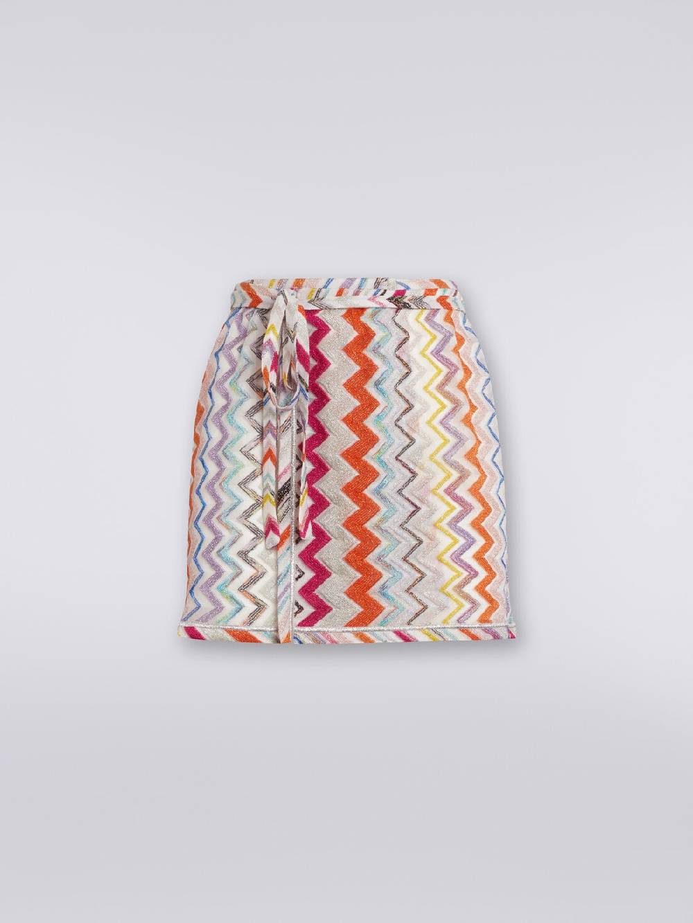 M Missoni Minigonna a portafoglio zig zag con lurex Promozione Limitata