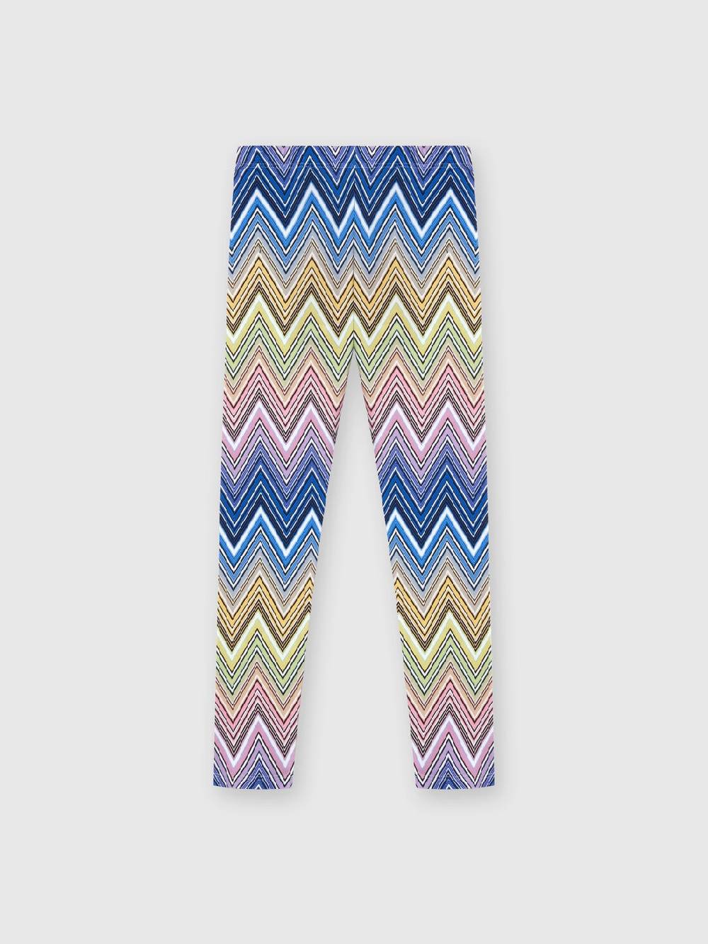 M Missoni Leggings in cotone chevron Prezzo Ridotto