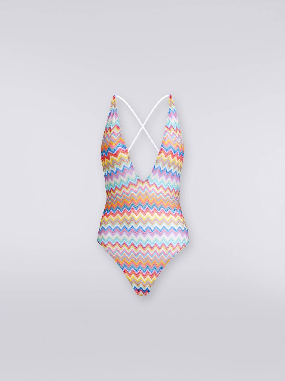 M Missoni Costume intero stampa zig zag con scollatura a V Online