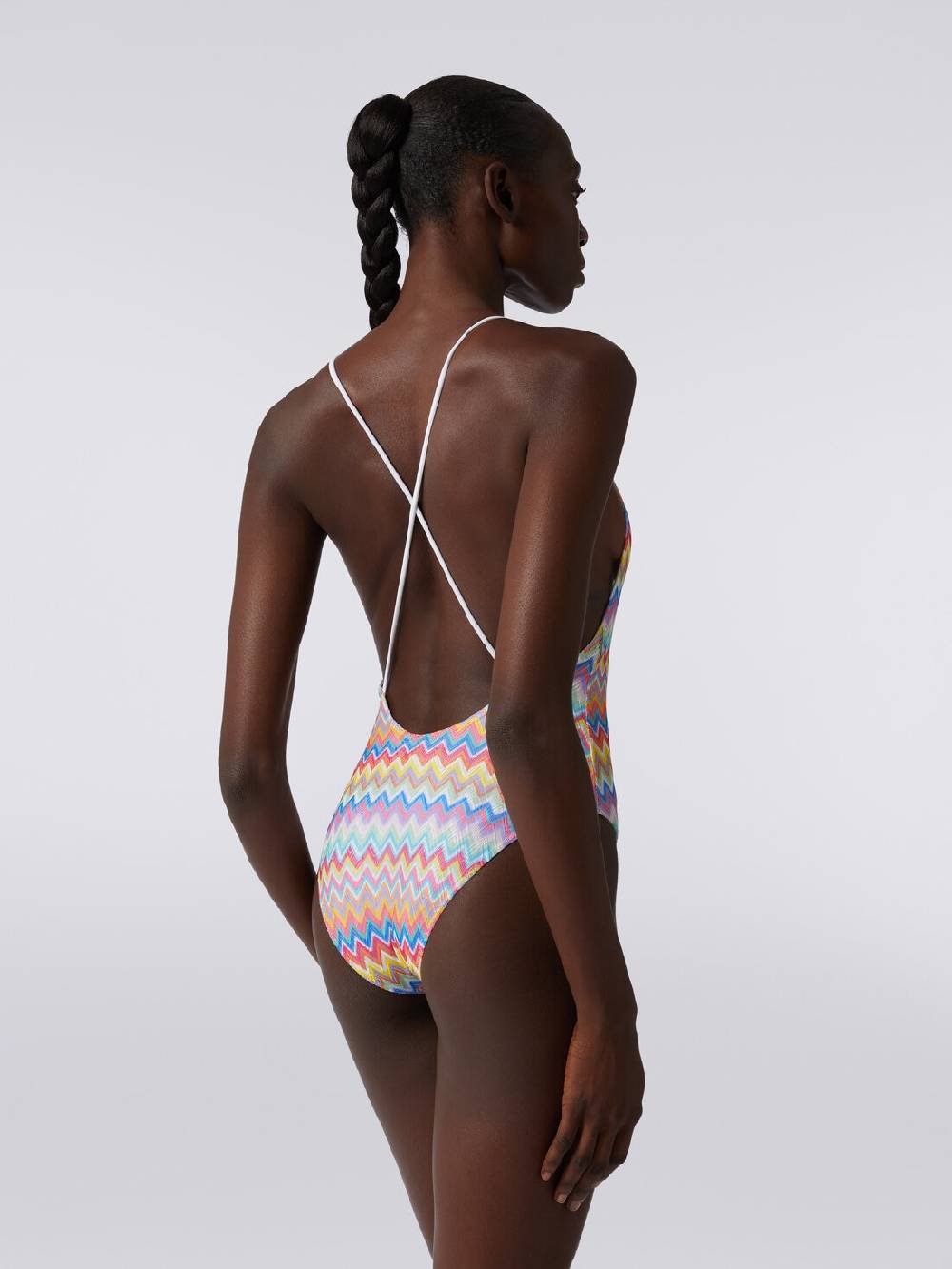 M Missoni Costume intero stampa zig zag con scollatura a V Online