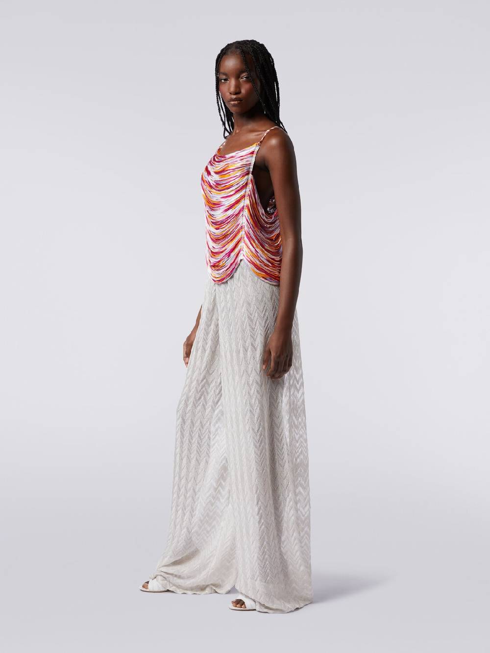 M Missoni Top multifilo in viscosa fiammata Saldi