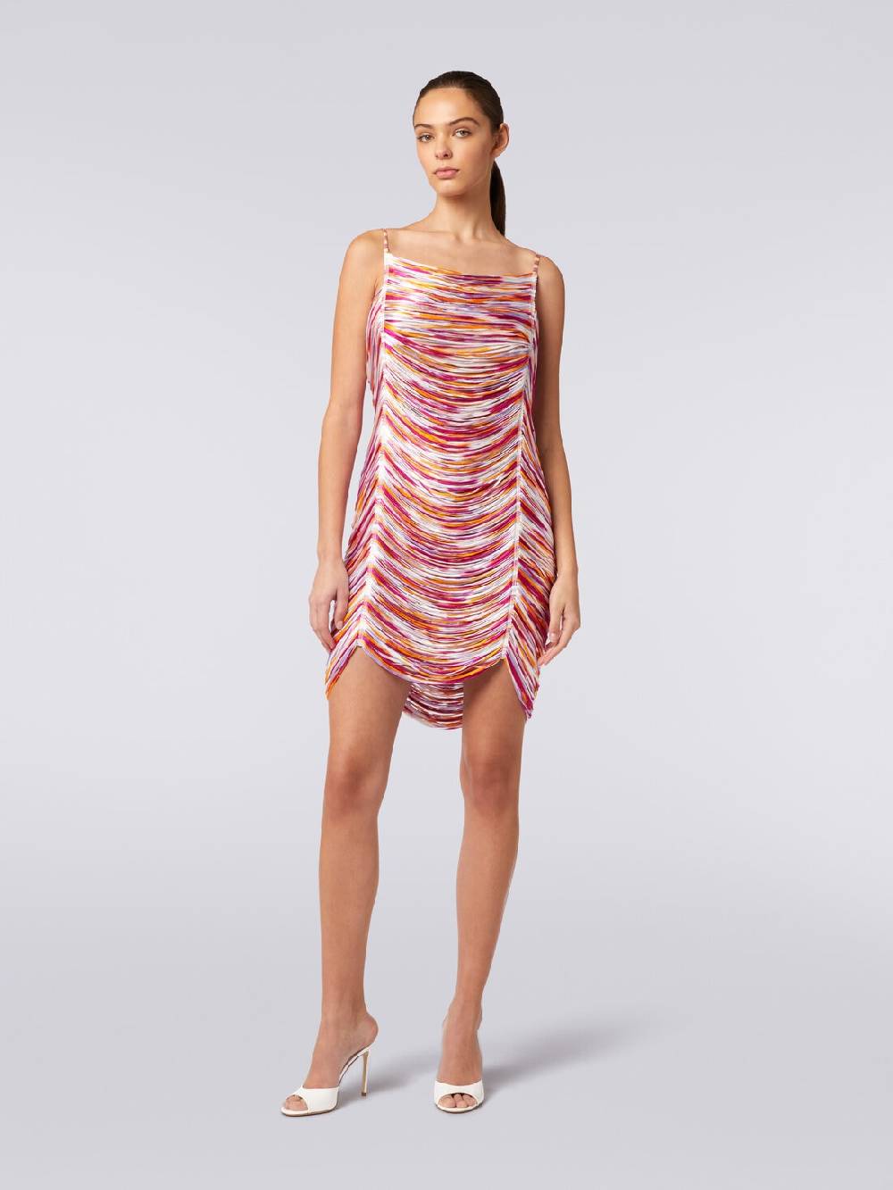 M Missoni Copricostume corto in frange tubolari fiammate Offerte