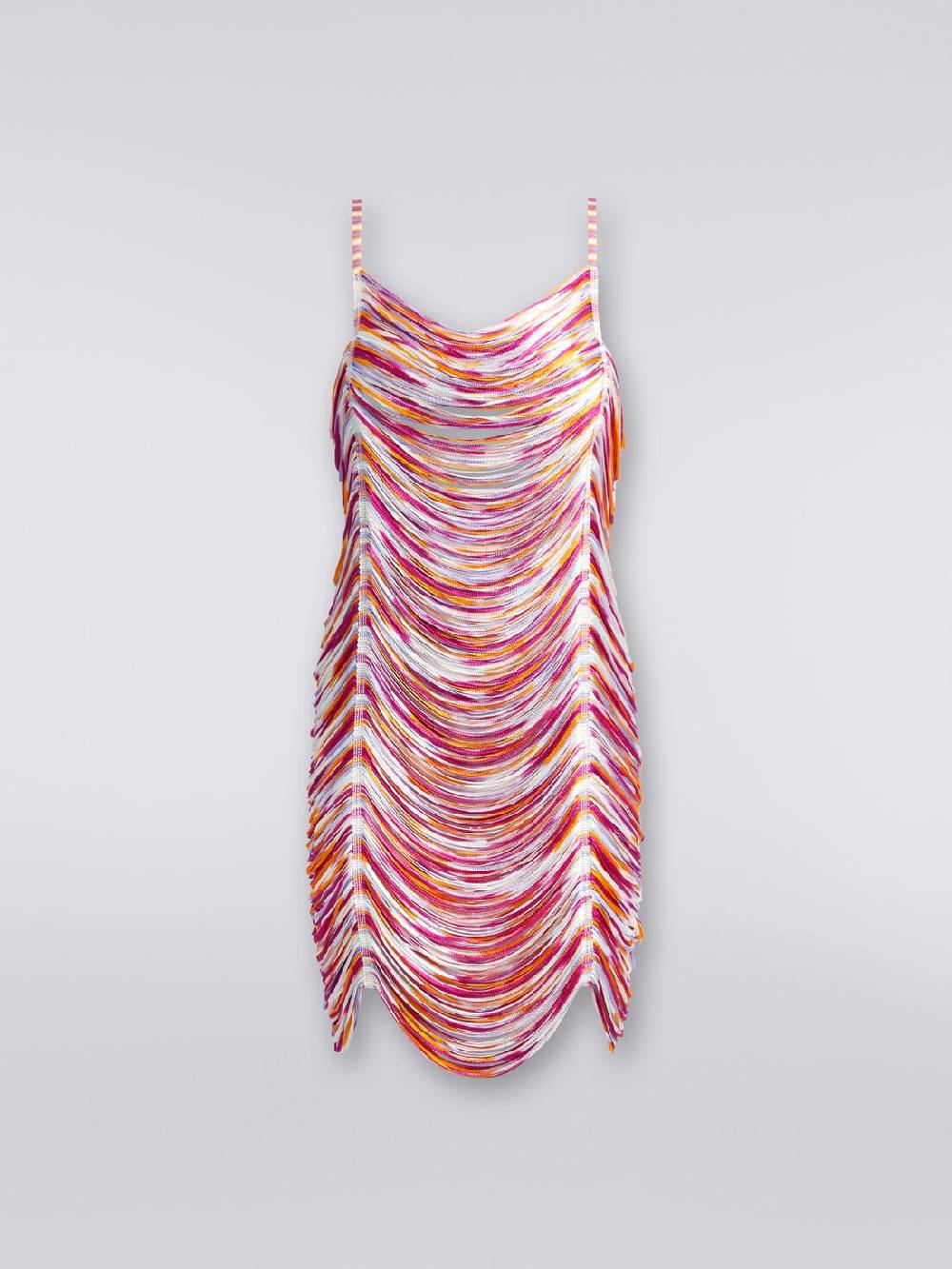 M Missoni Copricostume corto in frange tubolari fiammate Offerte