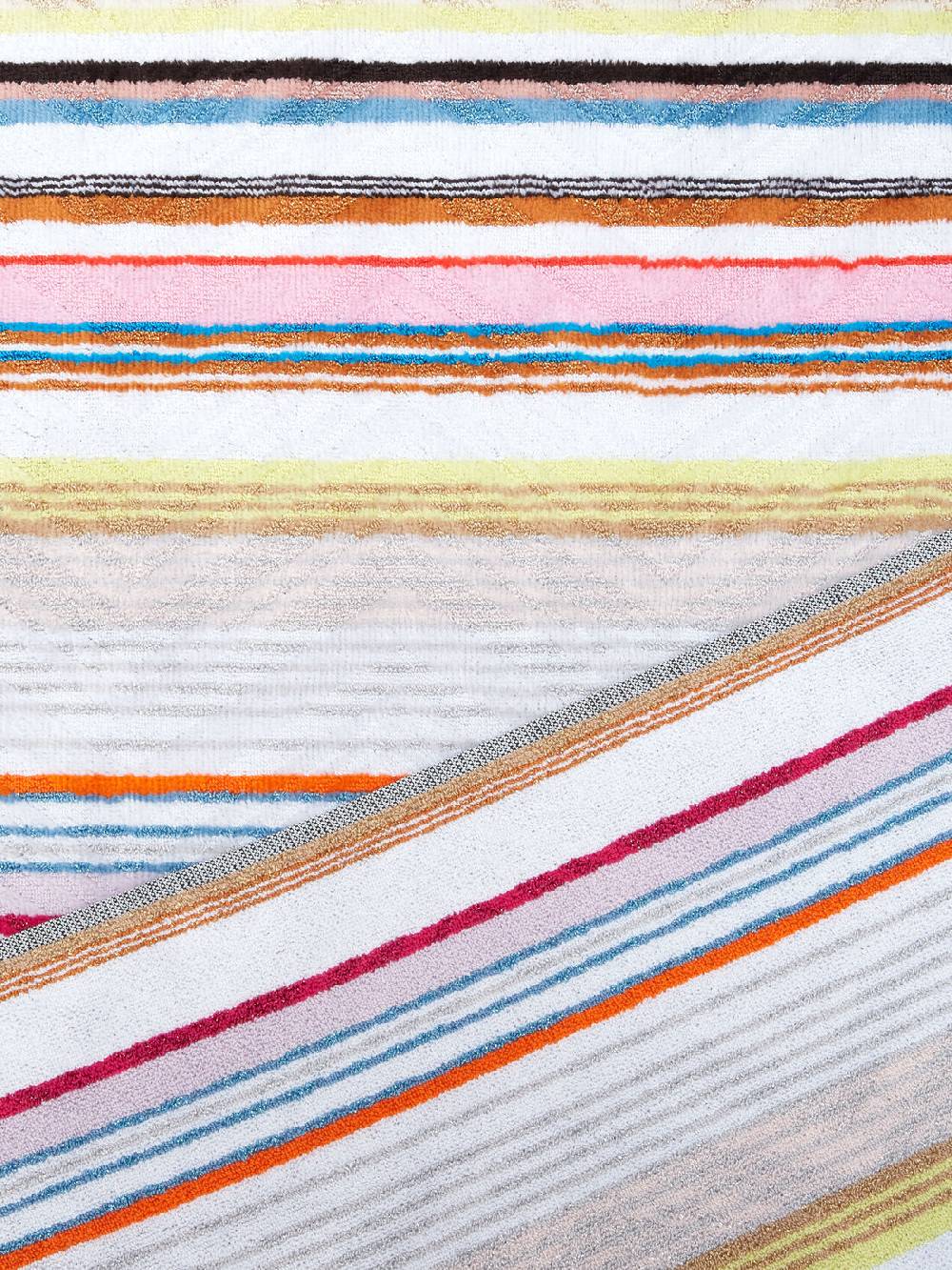 M Missoni Set 2 pezzi di asciugamani da bagno Moonshadow in spugna di cotone con lurex In Saldo