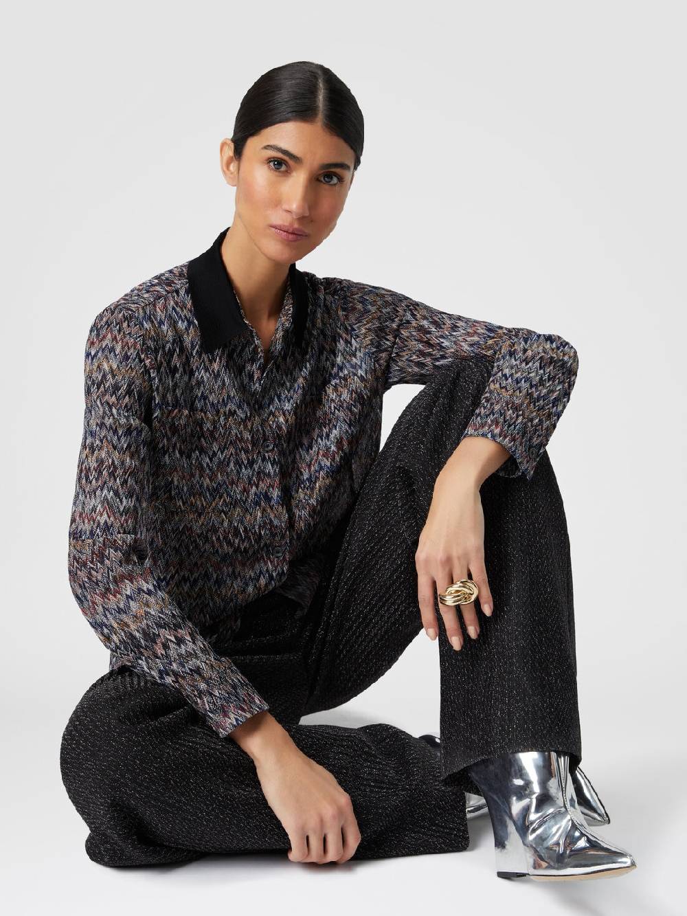 M Missoni Camicia in misto viscosa lamé Moda