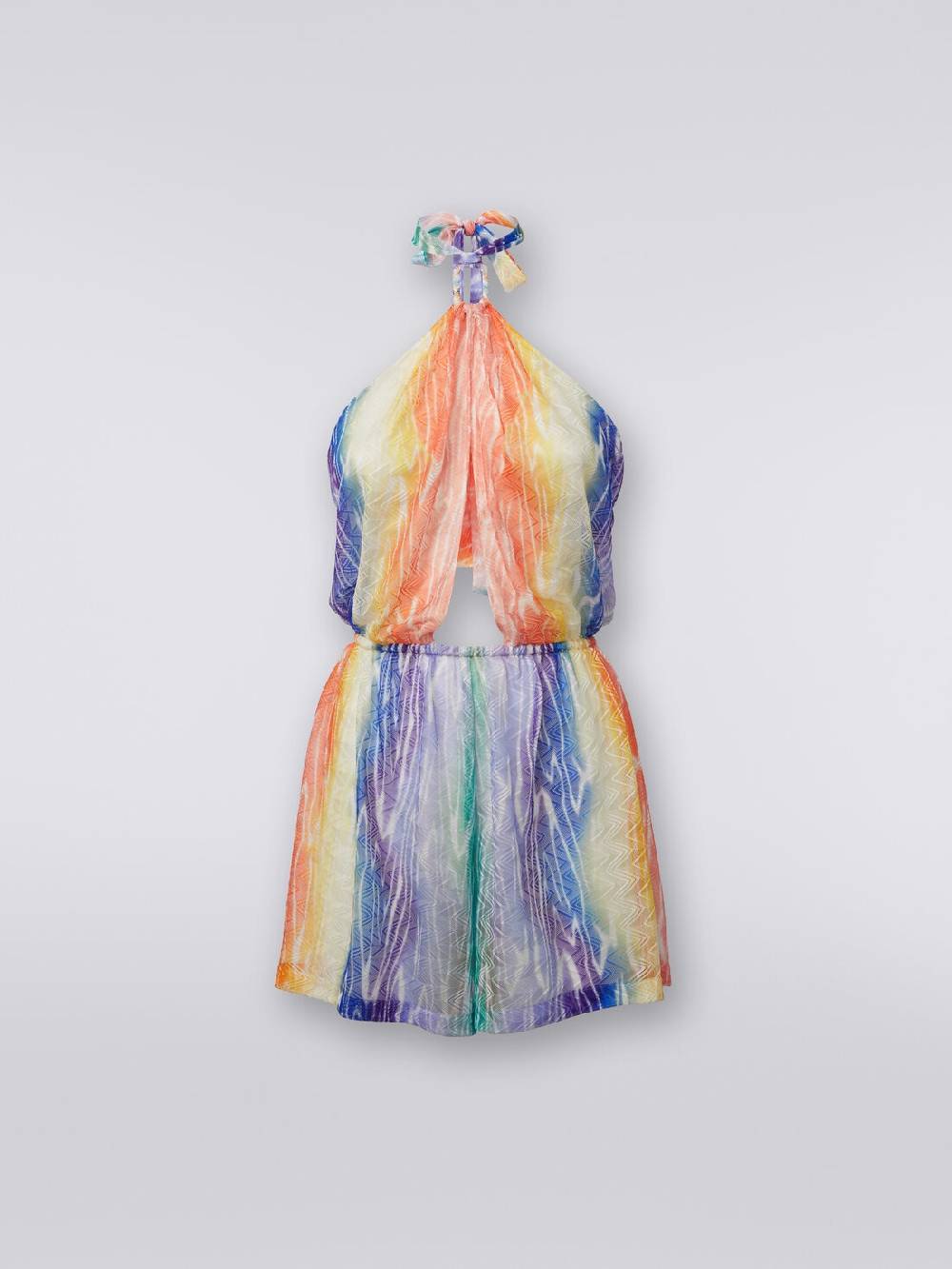 M Missoni Tuta copricostume corta stampa tie-dye Prezzo di fabbrica