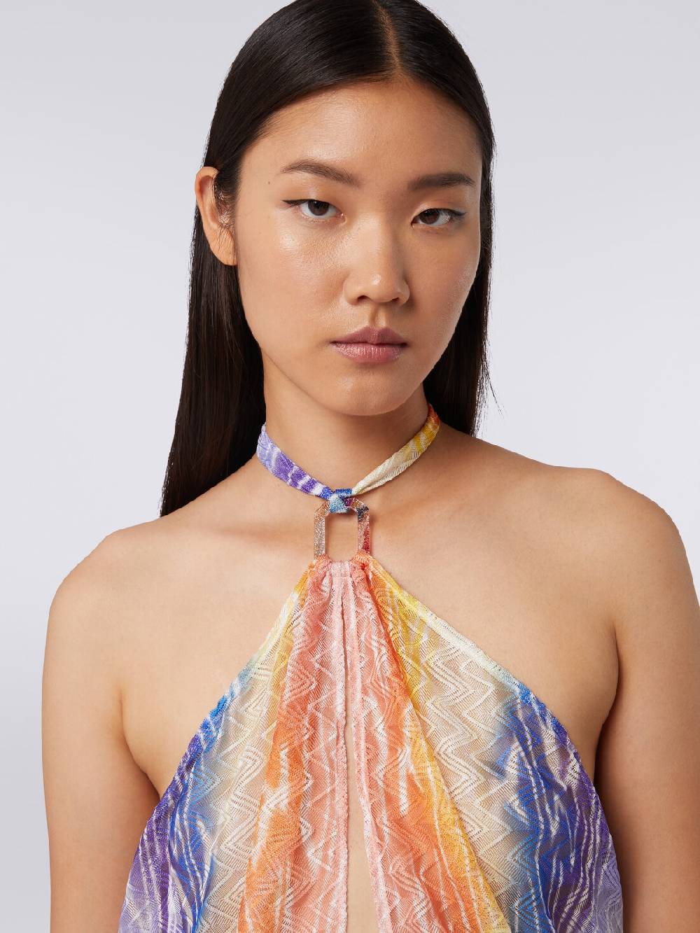 M Missoni Tuta copricostume corta stampa tie-dye Prezzo di fabbrica