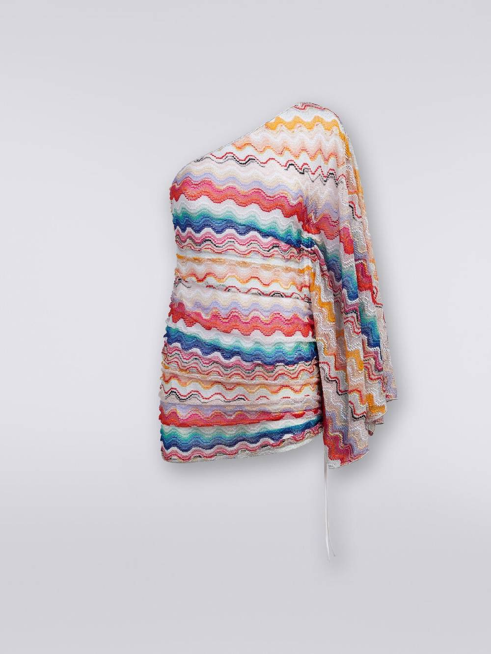 M Missoni Abito copricostume monospalla in crochet motivo onda Flash Sale