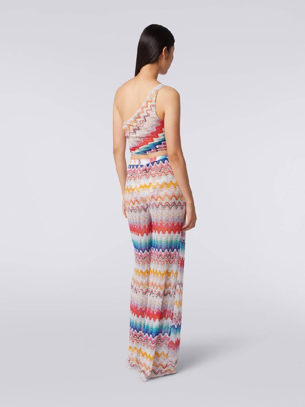 M Missoni Top monospalla motivo onda con lurex Offerta esclusiva