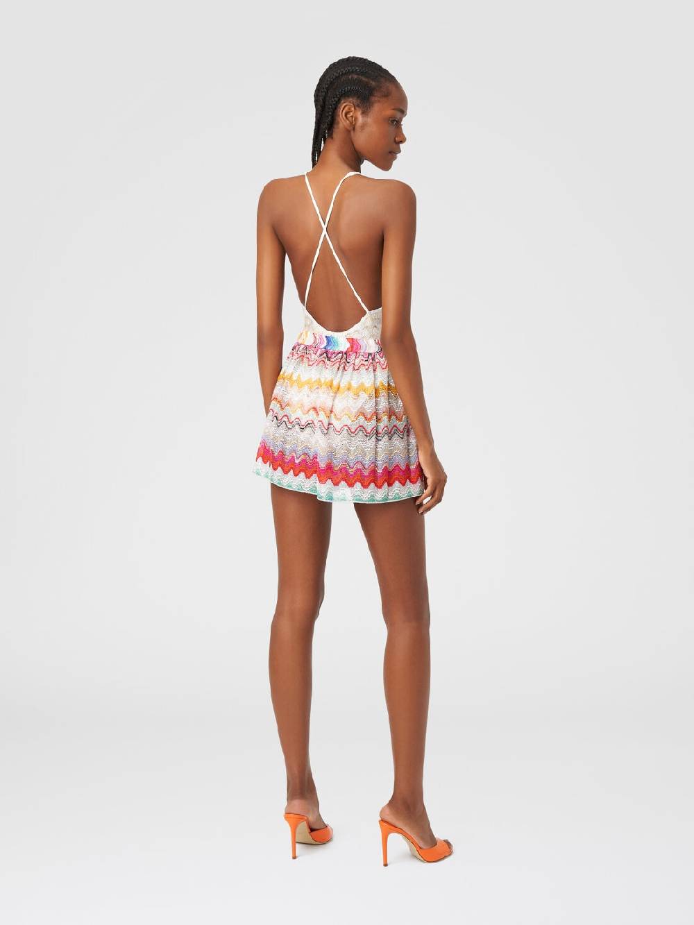 M Missoni Shorts in maglia di misto viscosa traforata con lurex Vendite stagionali
