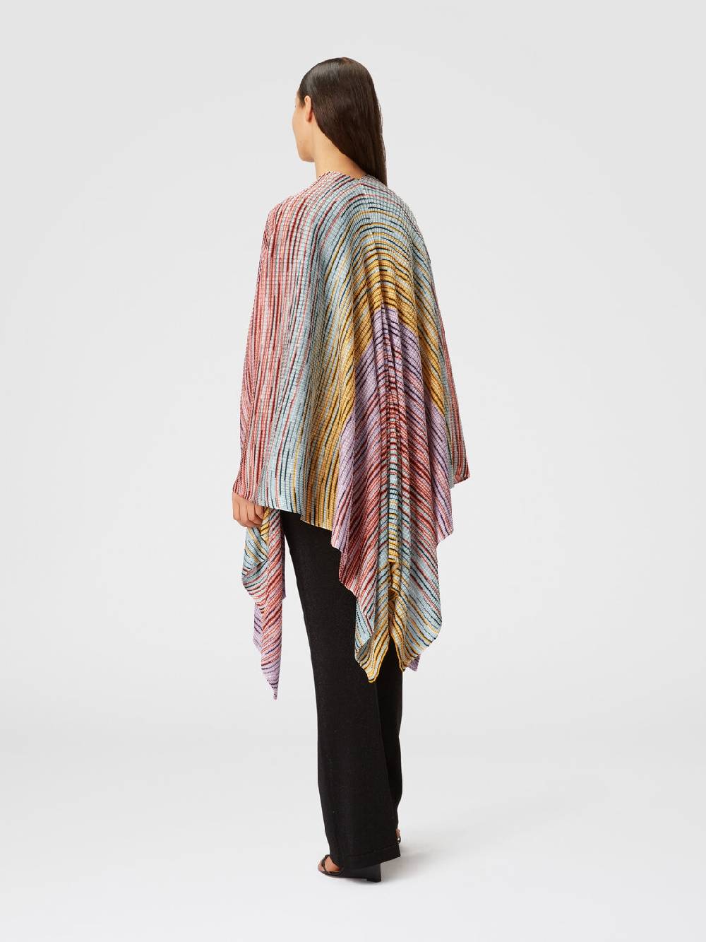 M Missoni Mantella in maglia di misto viscosa fiammata Offerta San Valentino