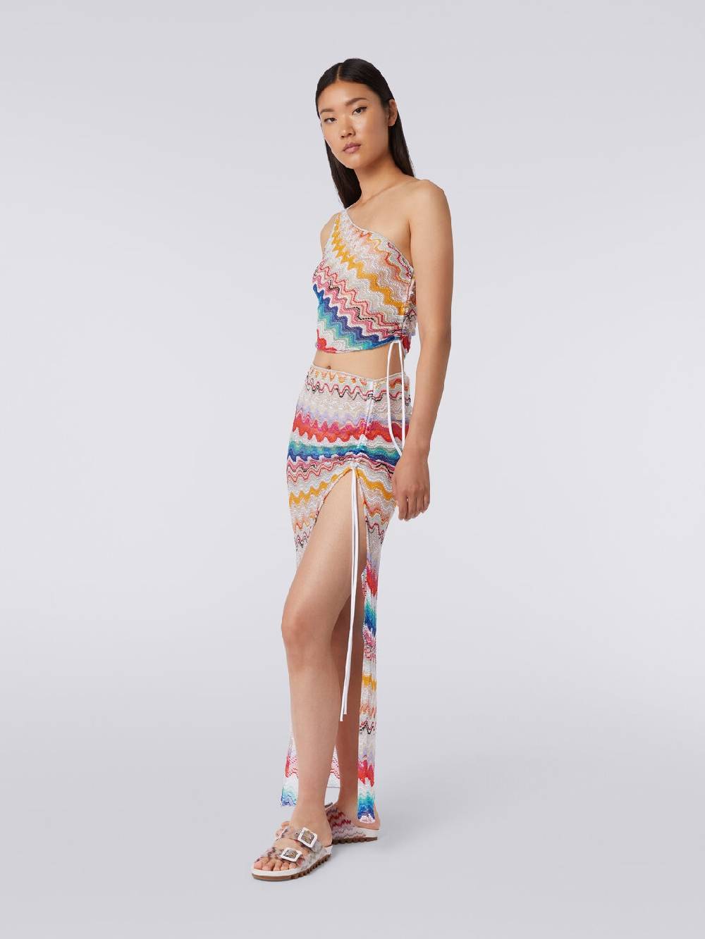 M Missoni Gonna lunga a portafoglio motivo onda Nuovi prodotti