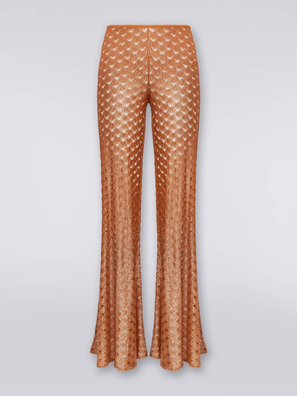 M Missoni Pantaloni copricostume effetto pizzo con fondo svasato Liquidazione