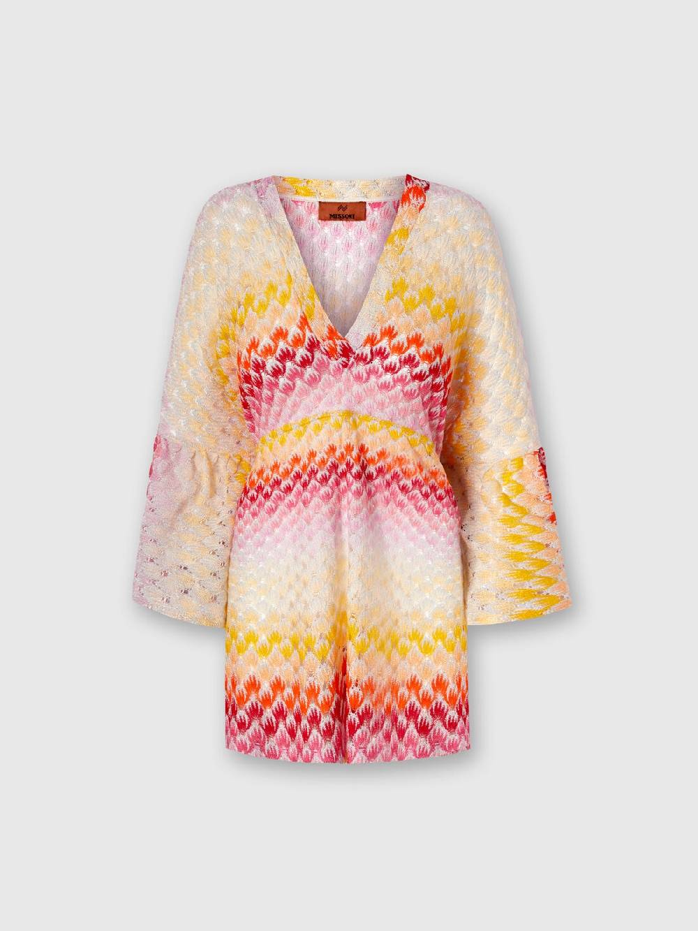M Missoni Caftano copricostume corto effetto pizzo con lurex Enormi risparmi
