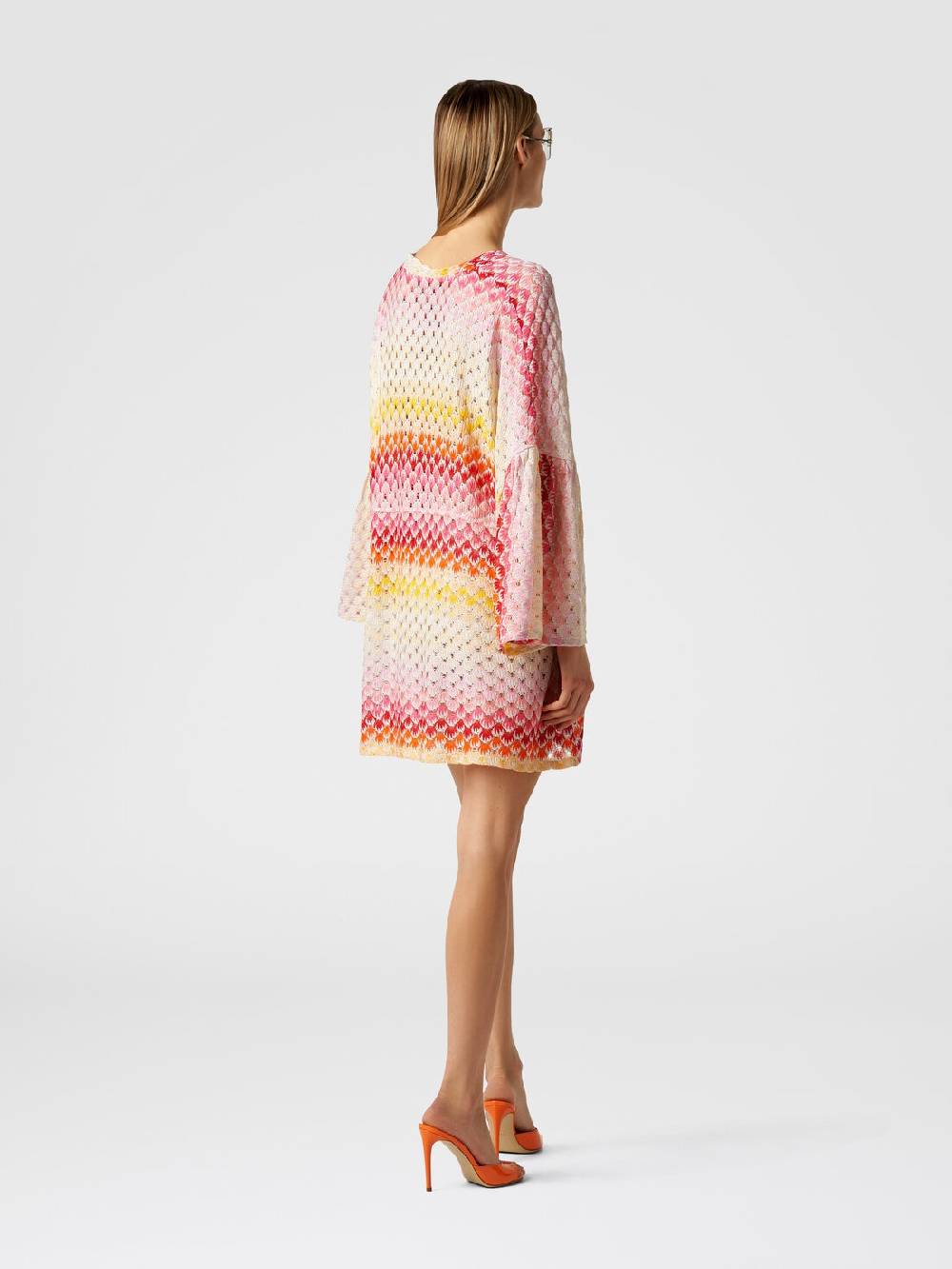 M Missoni Caftano copricostume corto effetto pizzo con lurex Enormi risparmi