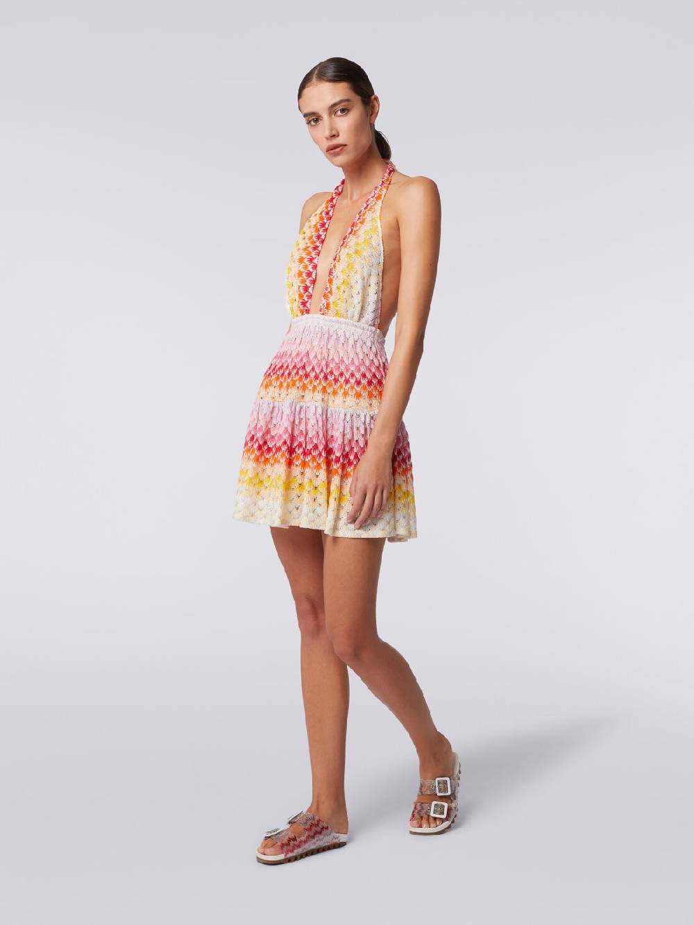 M Missoni Copricostume corto effetto pizzo dégradé con lurex Super Saving Price