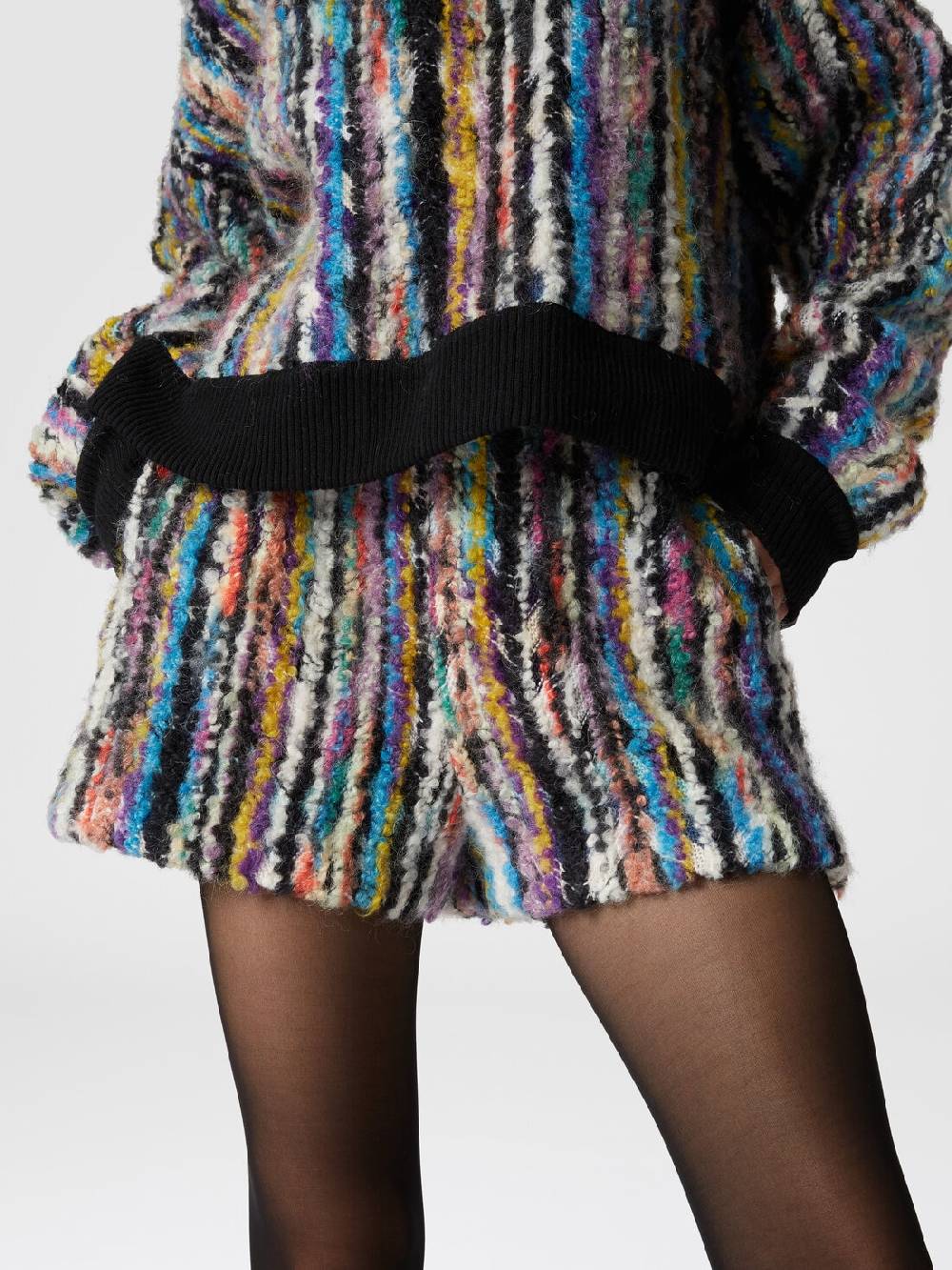M Missoni Shorts in lana e mohair bouclé Ultimo giorno