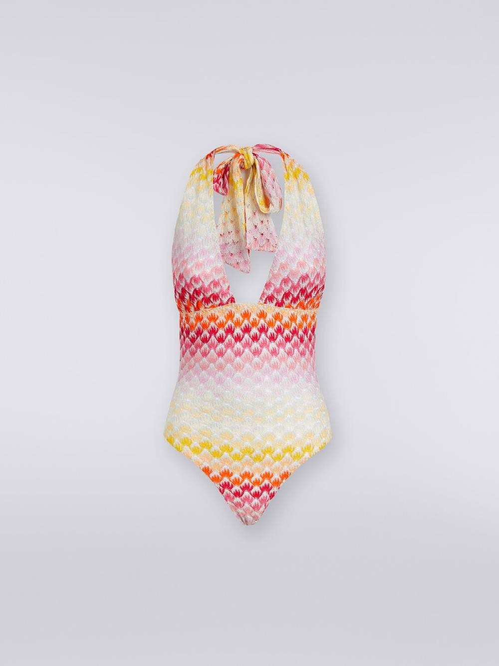 M Missoni Costume intero effetto pizzo dégradé con lurex Trasporto libero internazionale