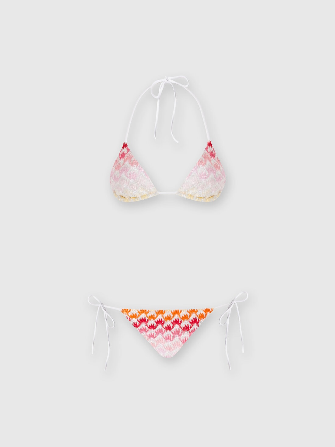 M Missoni Bikini effetto pizzo dégradé con lurex Esporta salva